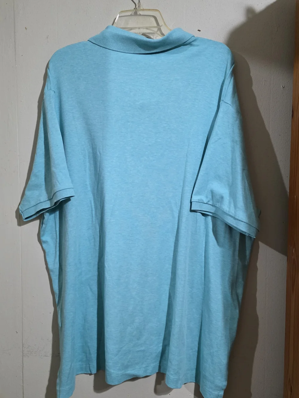 Ralph Lauren Men's Aqua/Light Blue Polo Shirt Used Size 2XB